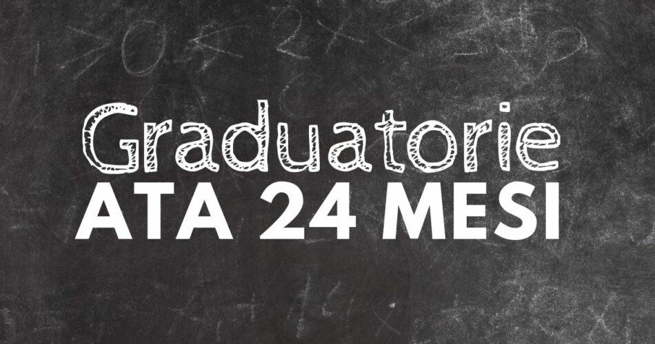 Scioglimento riserva Graduatorie ATA 24 mesi