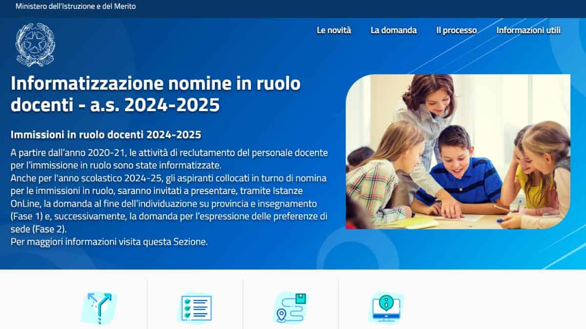 Immissioni in ruolo da I fascia GPS Sostegno: quasi 7.000 i posti disponibili