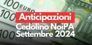 Anticipazioni Cedolino NoiPA Settembre 2024