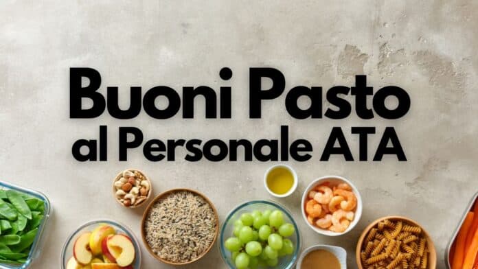 Buoni Pasto al Personale ATA