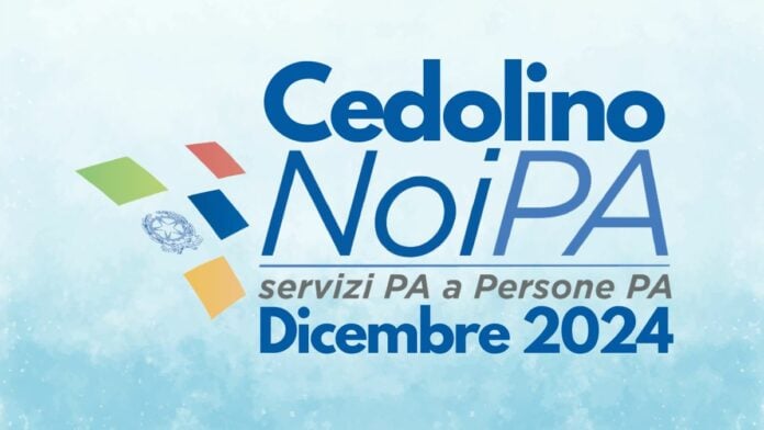 Cedolino Stipendio NoiPA Dicembre 2024