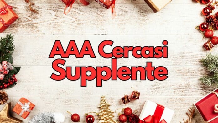 Cercasi Supplente