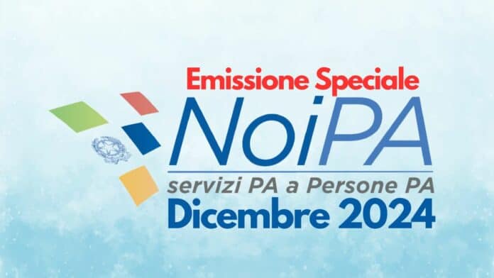 Emissione Speciale NoiPA Stipendio Dicembre 2024