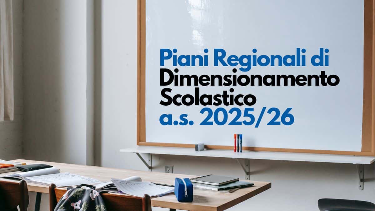 Dimensionamento scolastico 2025/26: l’elenco dei piani regionali approvati [In aggiornamento]