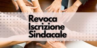 Revoca iscrizione sindacale