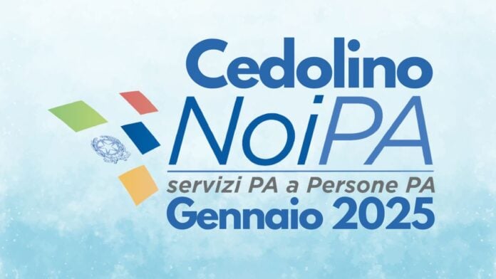 Cedolino Stipendio NoiPA Gennaio 2025