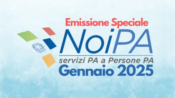 Emissione speciale NoiPA Gennaio 2025