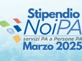 Calendario Stipendio NoiPA Marzo 2025