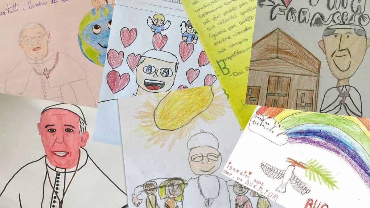 La voce dei bambini per Papa Francesco: disegni, lettere e preghiere da tutto il mondo