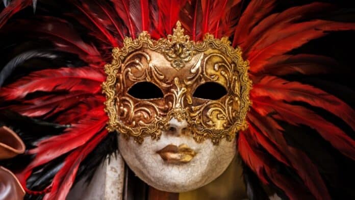 Una maschera del Carnevale di Venezia