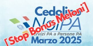 Cedolino NoiPA Marzo 2025 Stop Bonus Meloni